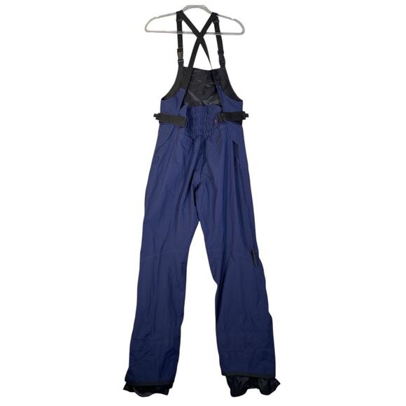 Burton AK GORE-TEX ? Snowboard Bib Pant Women's Blue Size Medium Ripstop - Picture 8 of 16
